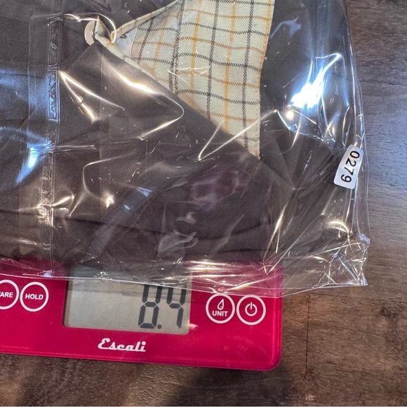 Vintage Brown Shirt with Yellow Plaid Accents, Larger Pointed Collar, Size Med‎ - Picture 11 of 11